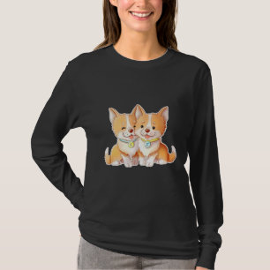 Corgi Gemini Tierwalisischer Hausbesitzer Astrol T-Shirt