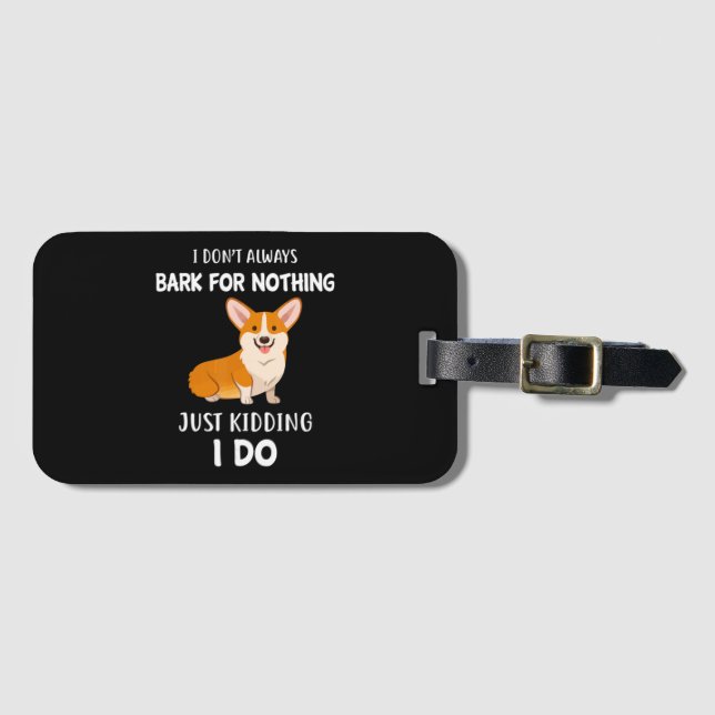 Corgi Gepäckanhänger (Vorderseite (Horizontal))