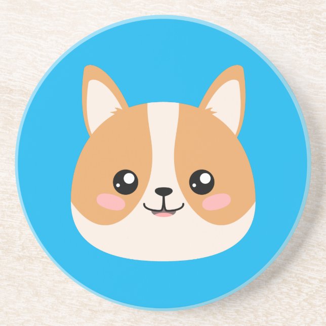 Corgi Getränkeuntersetzer (Vorne)