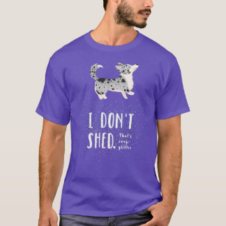 Corgi Glitzer Cardigan Welsh Corgi T-Shirt