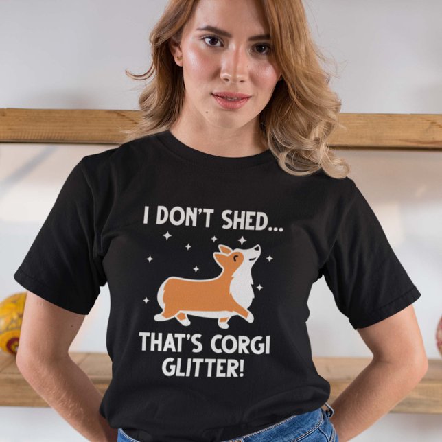 Corgi Glitzer T-Shirt (Von Creator hochgeladen)