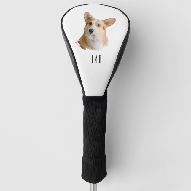 Corgi Golf Headcover (Vorderseite)