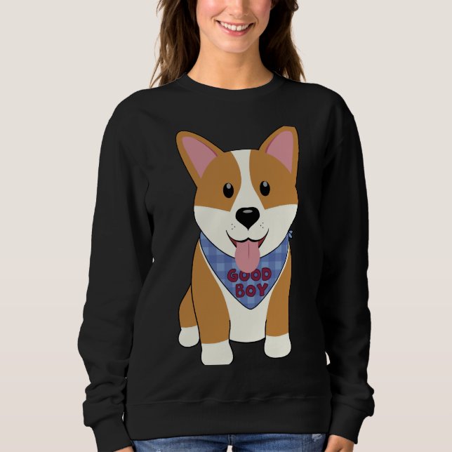 Corgi Good Boy Sweatshirt (Vorderseite)