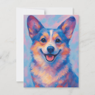 Corgi Greeting Card Postkarte