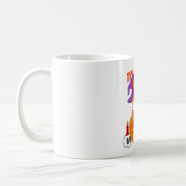 Corgi Halloween Kaffeetasse (Links)