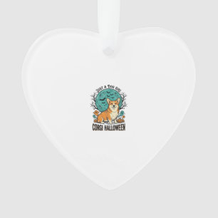 Corgi-Halloween-Shirt für Mädchen, die Hunde liebe Ornament