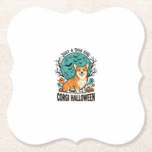 Corgi-Halloween-Shirt für Mädchen, die Hunde liebe Untersetzer