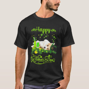 Corgi Happy Patrick's Day mit Bier für Sie T-Shirt