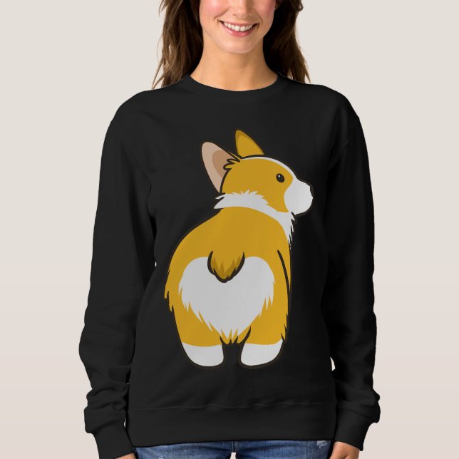 Corgi Heart Butt     Sweatshirt (Vorderseite)