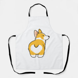 Corgi Heart Hintern Schürze