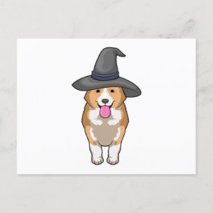 Corgi Hexch Postkarte