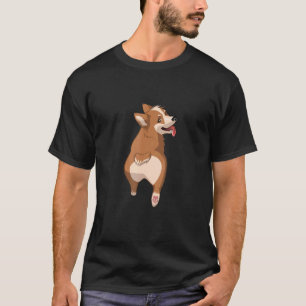 Corgi Hintern Corgi Welpe Hund T-Shirt