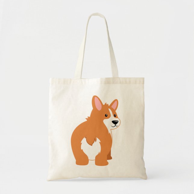Corgi-Hintern-Taschen-Tasche Tragetasche (Vorne)