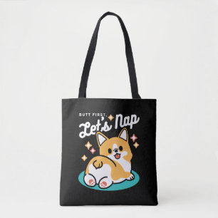 Corgi Hintern und Nickerchen Vibes - Niedlicher Sc