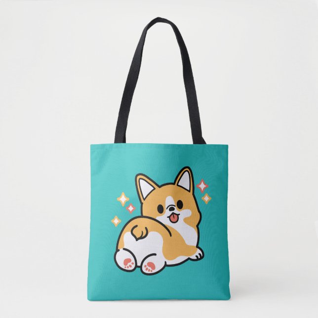 Corgi Hintern und Nickerchen Vibes - Niedlicher Sc (Vorderseite)
