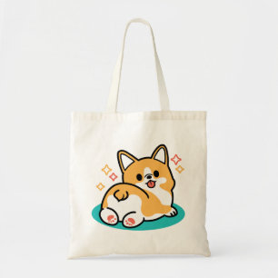 Corgi Hintern und Nickerchen Vibes - Niedlicher Sc Tragetasche