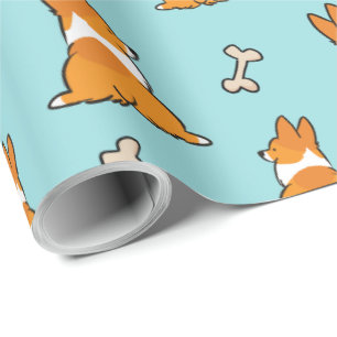 Corgi-Hintern-Verpackungs-Papier Geschenkpapier