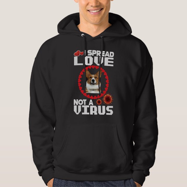 Corgi Hoodie (Vorderseite)