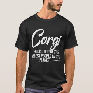 Corgi Hund der Coolststen Menschen - Funny Corgi L T-Shirt