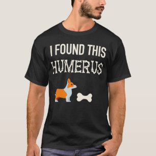 Corgi Hund Halloween Knochen fand ich diesen Humer T-Shirt