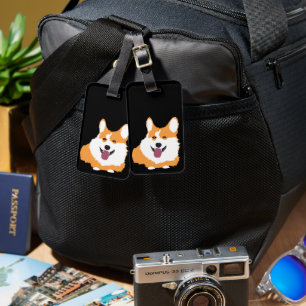 Corgi-Hund Haustier Gepäckanhänger