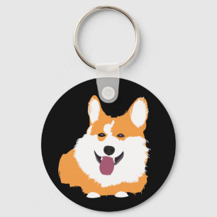 Corgi-Hund Haustier Tier Schlüsselanhänger