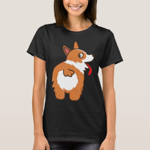 Corgi-Hund-Herz-Po-Kühle-Liebe-ein-Hund-Buff-T-Shi T-Shirt