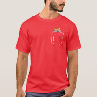 Corgi Hund in Pocket lustige Niedliche Welpe Big H