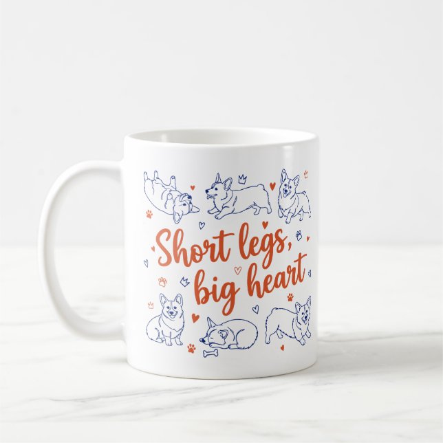 Corgi-Hund  Kaffeetasse (Links)