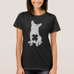 Corgi-Hund Kleeblatt St. Patrick's Day Saint Paddy T-Shirt