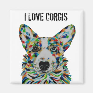 Corgi-Hund-Kunstmagnet Magnet