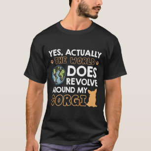 Corgi Hund Premium T-Shirt