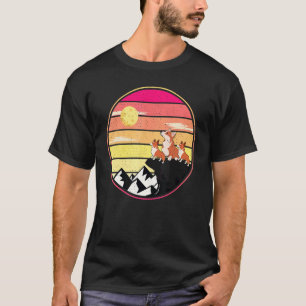 Corgi-Hund-Shirt Drei Corgi-Mond-Wolf-Parodie T-Shirt