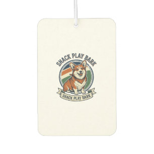 Corgi-Hund-Shirt Lustige Vintage-Prägung Tierliebh Autolufterfrischer