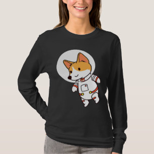 Corgi Hund T Astronauten Raum für Männer Frauen be T-Shirt
