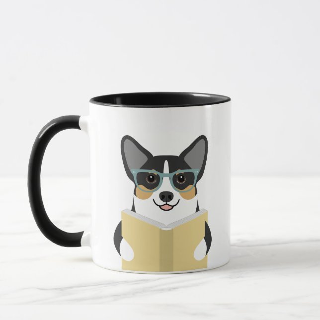 Corgi-Hund-Tasse Tasse (Links)