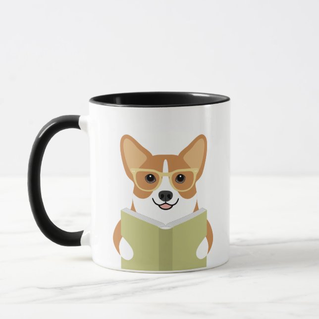 Corgi-Hund-Tasse Tasse (Links)