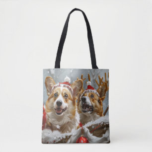 Corgi Hund Weihnachten Festlich
