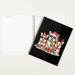 Corgi-Hund Weihnachten Mutter Hunde Liebhaber Weih Planer