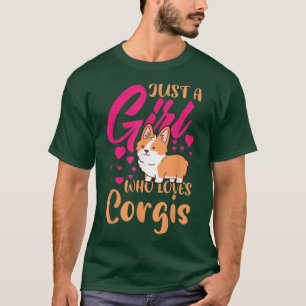 Corgi Hund Welpen Nur ein Mädchen, die Corgis Lieb T-Shirt