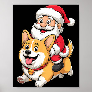 Corgi-Hundefan Kinder Männer Frauen Corgi-Weihnach Poster
