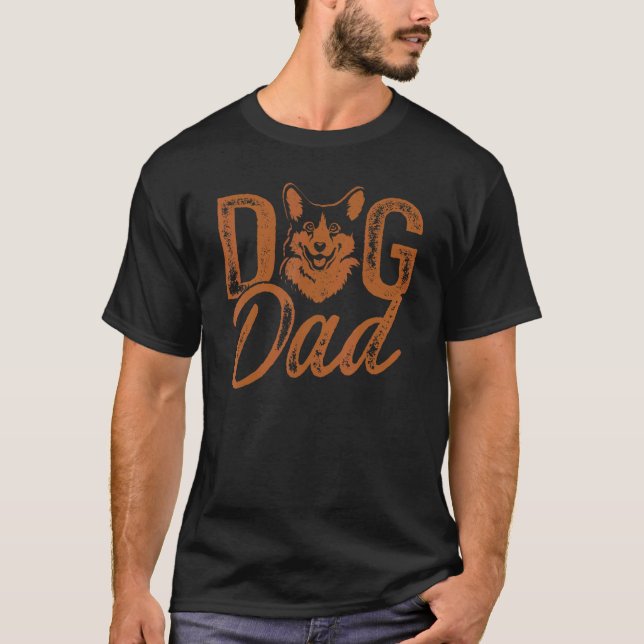 Corgi-Hundefather T-Shirt (Vorderseite)