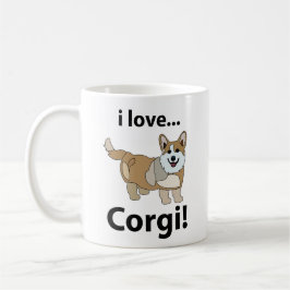 Corgi I Liebe Corgi Kaffi Tasse