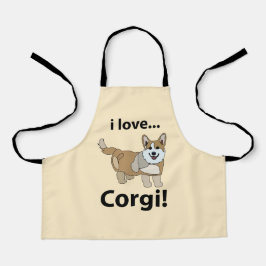 Corgi I Liebe Corgi Kids Schürze