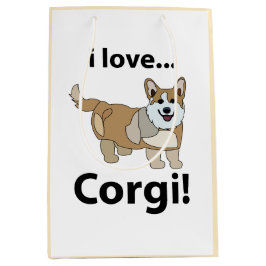 Corgi I Liebe Corgi Mittlere Geschenktüte