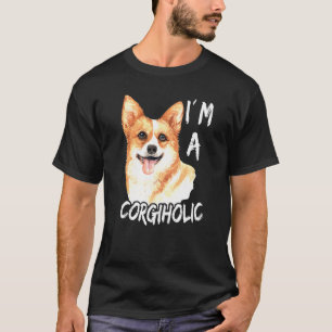 Corgi Ich bin ein Corgiholic Corgis Hund Corgi T-Shirt