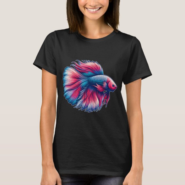 Corgi im Haifischanzug T-Shirt (Vorderseite)