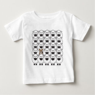 Corgi in den Schafen Baby T-shirt