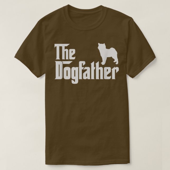 corgi inu DogFather Funny Dog Dad  T-Shirt (Design vorne)