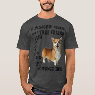 Corgi Inu Zitat Mama Vater Print, Niedlich Corgi S T-Shirt
